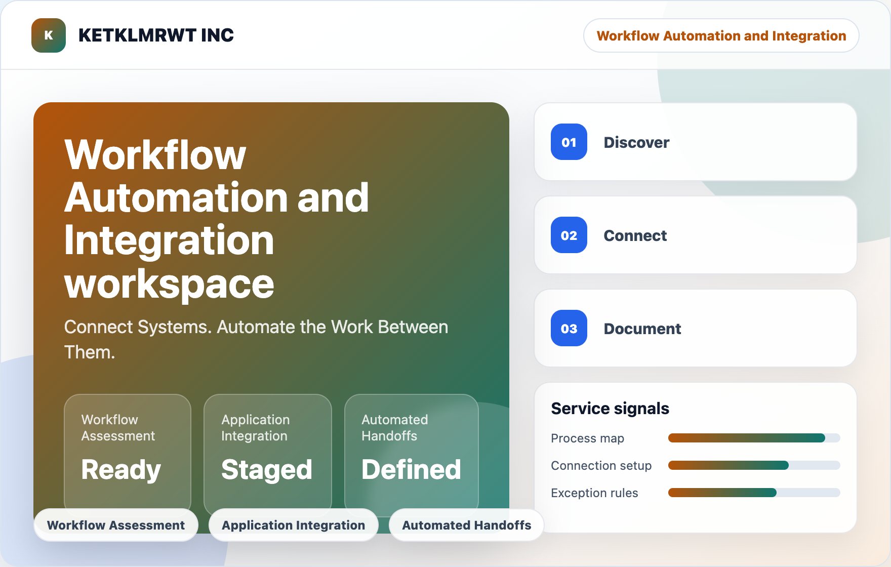 KETKLMRWT INC service workspace scene